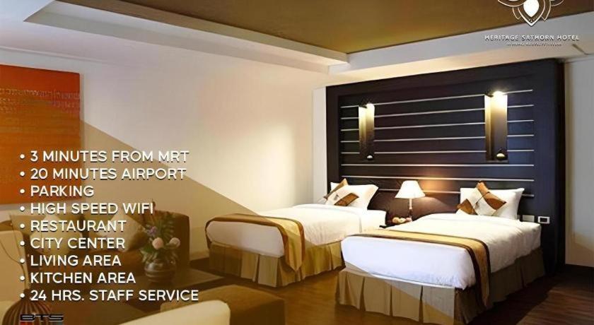 The Heritage Sathorn Suite Hotel Bangkok Extérieur photo